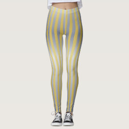 Leggings Oro y plata (franjas)