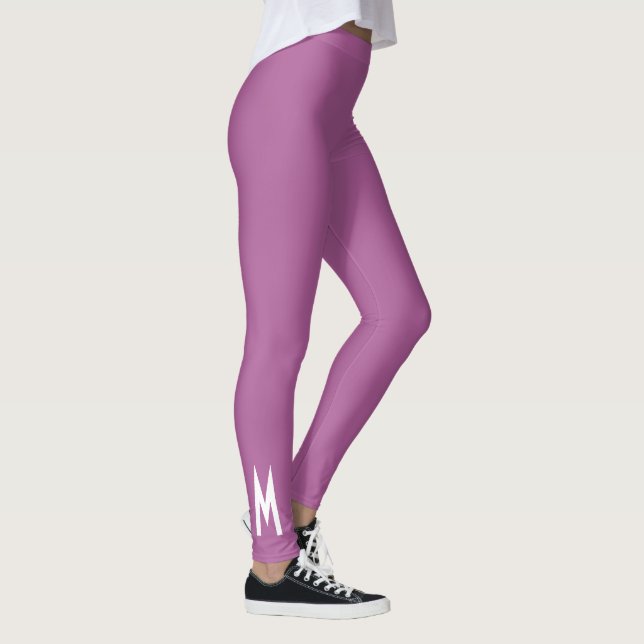 Leggings Orquídea radiante moderna simple (Derecha)