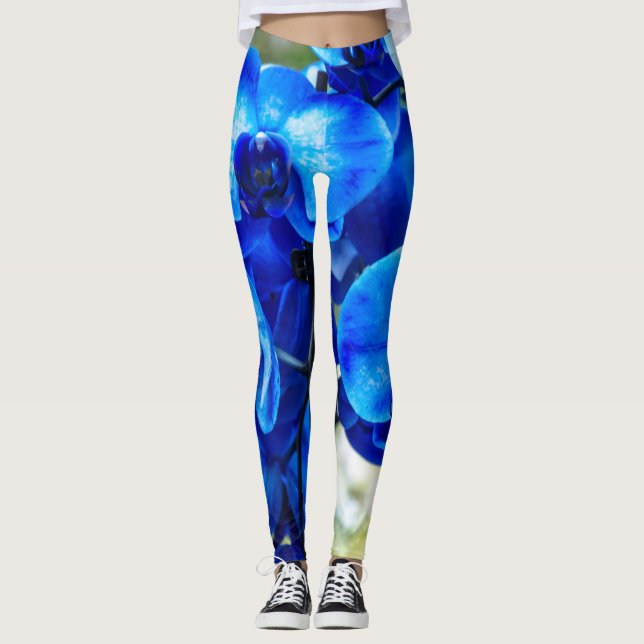 Leggings Orquídeas azules (Anverso)