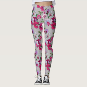 Leggings Orquídeas rosadas en la floración