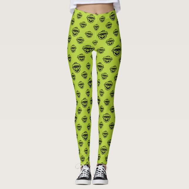 Leggings Oscar el patrón verde de grupo