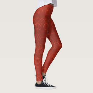 Leggings oscilación roja