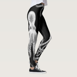 Leggings Oscuridad del pulpo del vintage
