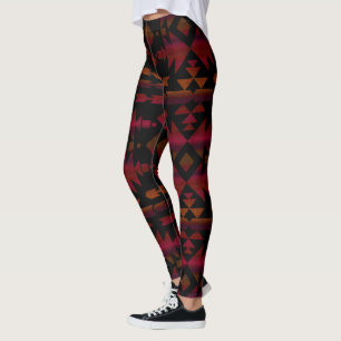 Leggings Oscuro cielo suroeste Hermoso Boho