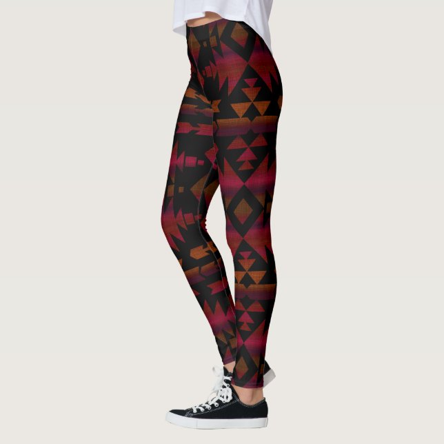 Leggings Oscuro cielo suroeste Hermoso Boho (Izquierda)
