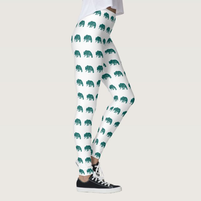 Leggings Oso de Higge Turquesa Escandinavo (Derecha)