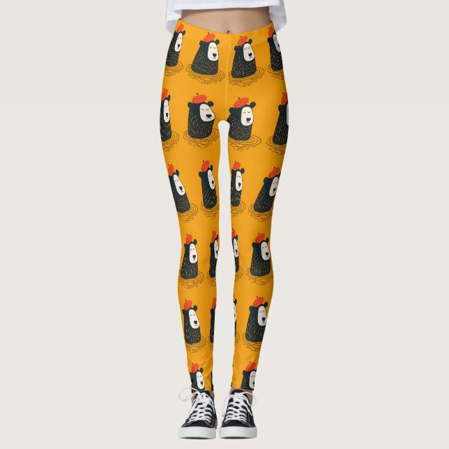 Leggings Oso de mediación (Anverso)