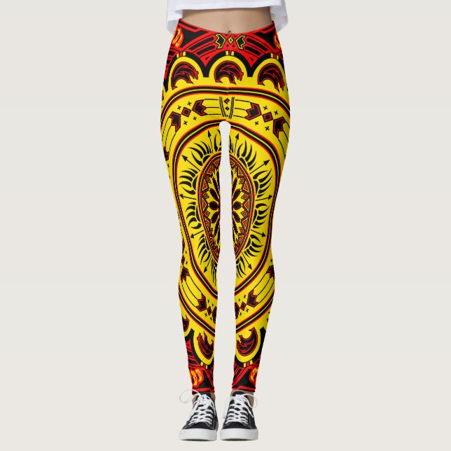 Leggings Oso de Sun (rojo) (Anverso)