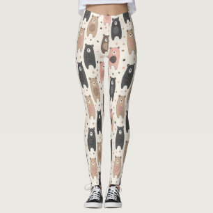 Leggings Oso Lindo - Suave Bosque Pastel (1)