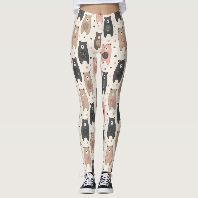 Leggings Oso Lindo - Suave Bosque Pastel (1) (Anverso)