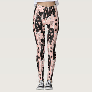 Leggings Oso Lindo - Suave Bosque Pastel (4)