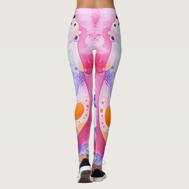 Leggings Oso nórdico en acuarela (Reverso)