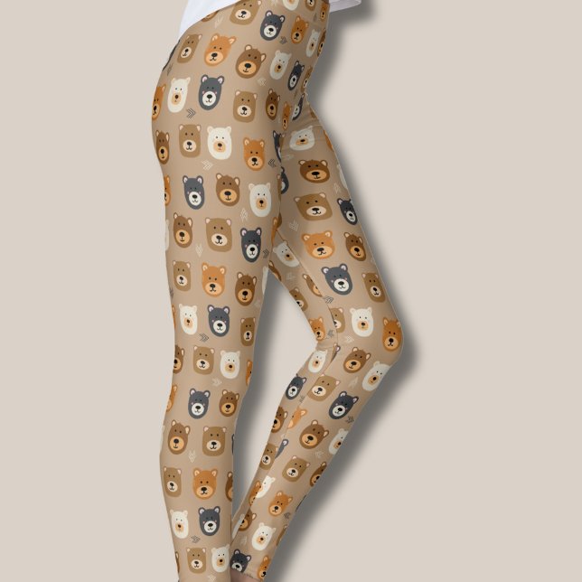 Leggings oso pardo del bosque (bear leggings)