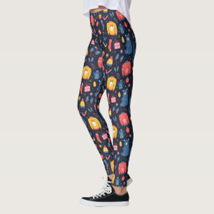 Leggings Osos de suéter feo divertidos de la temporada de N