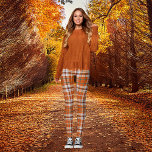 Leggings Otoño de otoño<br><div class="desc">Funda de otoño en color naranja y gris,  desgaste sobre camisa grande o suéter.</div>