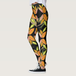 Leggings Otoño del partido sobre las piernas