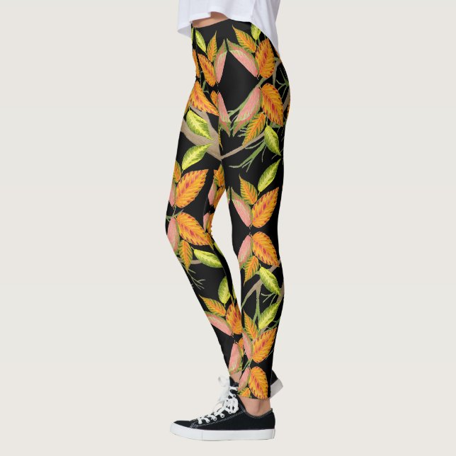 Leggings Otoño del partido sobre las piernas (Izquierda)