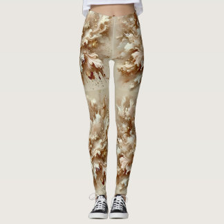 Leggings ~ OTOÑO Marrón Beige ~ 