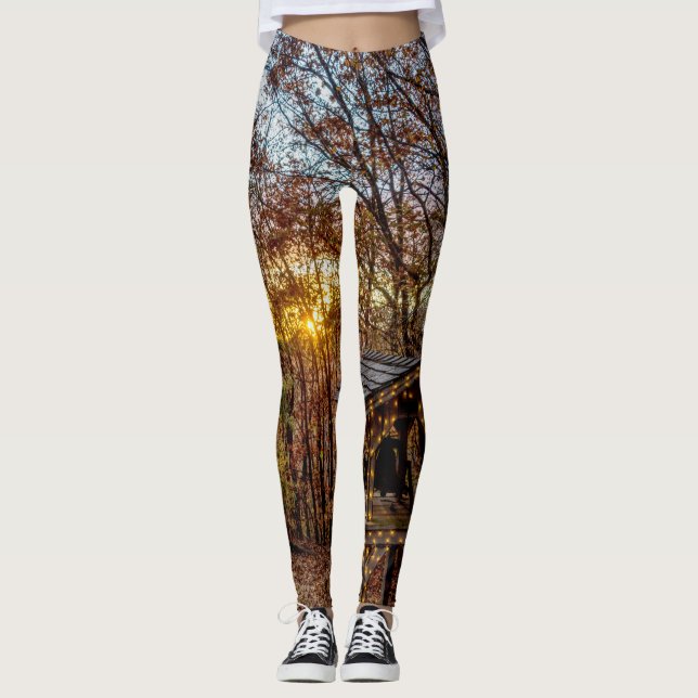 Leggings Otoño Woods Sunset (Anverso)