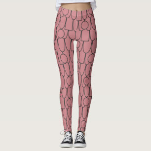 Leggings Ovales y Rectángulos y Círculos, ¡Oh Dios!