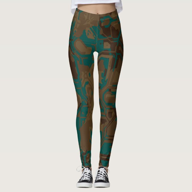 Leggings Óxido Teal (Anverso)