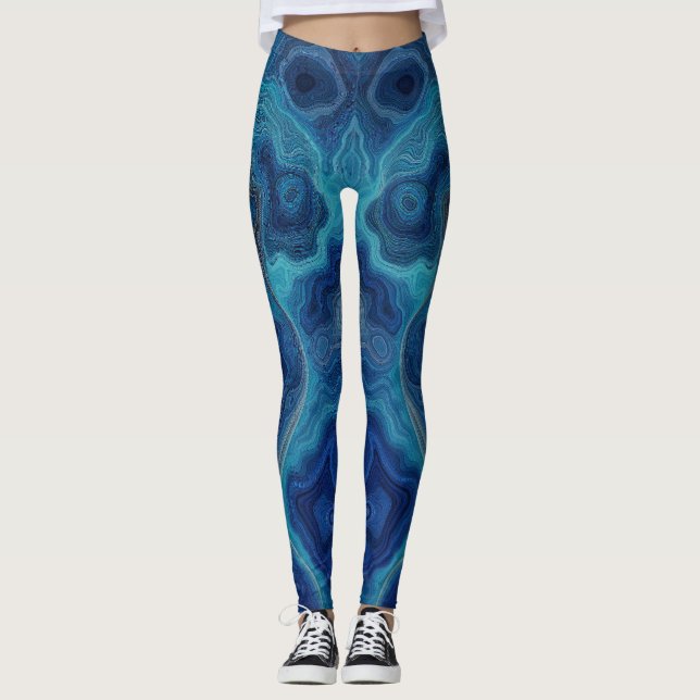Leggings “Pacifica” – Un retrato del océano (Anverso)