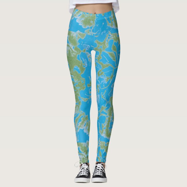 Leggings Paint Resumen (Anverso)