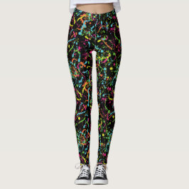 Leggings Paint Splatter