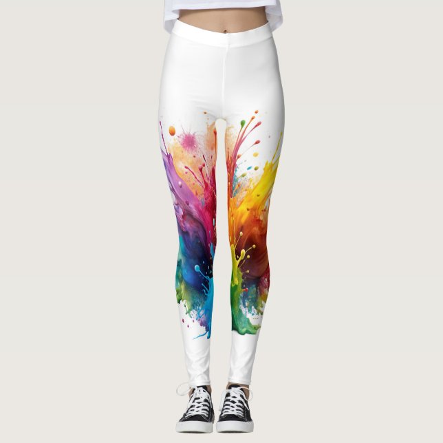 Leggings Paint Splatter (Anverso)