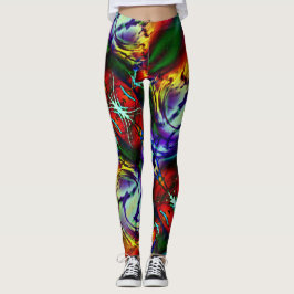 Leggings Paint Whirling