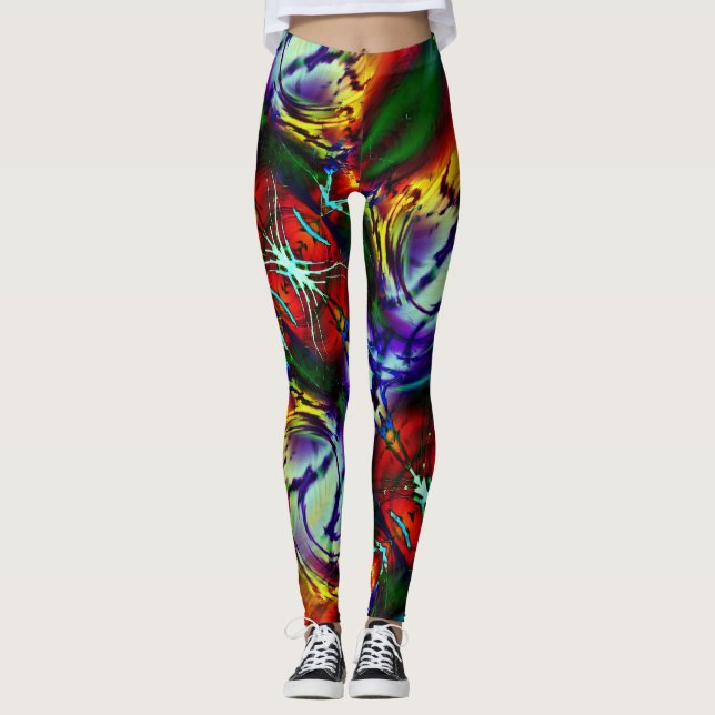 Leggings Paint Whirling (Anverso)