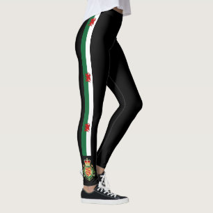 Leggings País de Gales raya la bandera