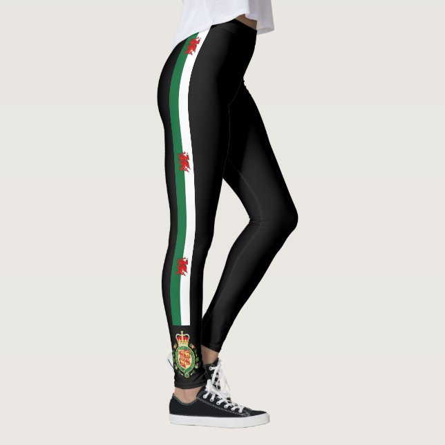 Leggings País de Gales raya la bandera (Derecha)