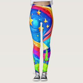 Leggings Paisaje Cósmico: Una aventura celeste