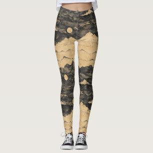Leggings Paisaje de Nubes de Montaña Vintage (7)