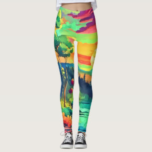 Leggings Paisaje de Sunset Fantasy
