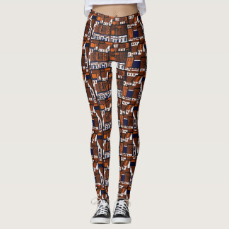 LEGGINGS PAISAJE DE WOODCUT BELGA