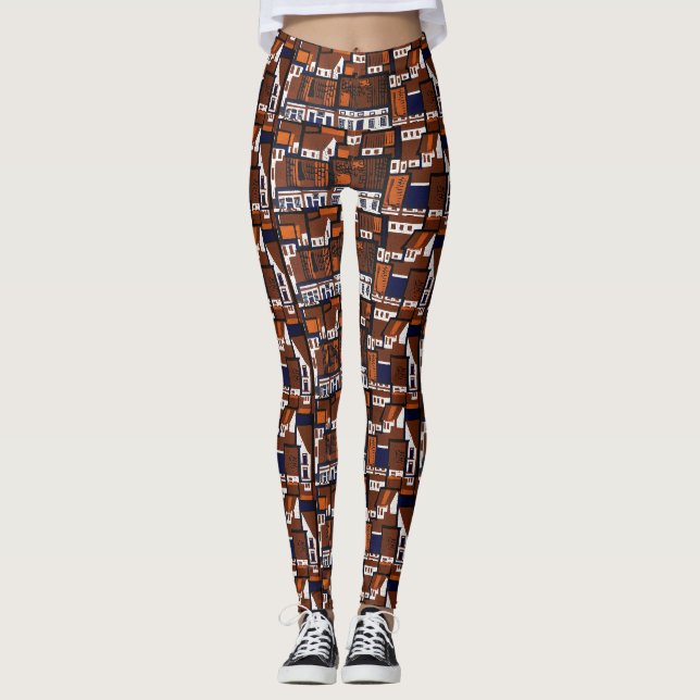 LEGGINGS PAISAJE DE WOODCUT BELGA (Anverso)