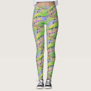 Leggings Paisaje del sol en Italia