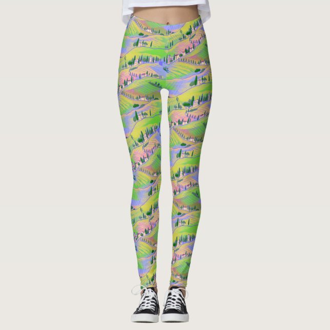 Leggings Paisaje del sol en Italia (Anverso)