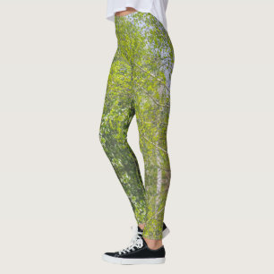 Leggings Paisaje natural Entorno rural Árboles de aves