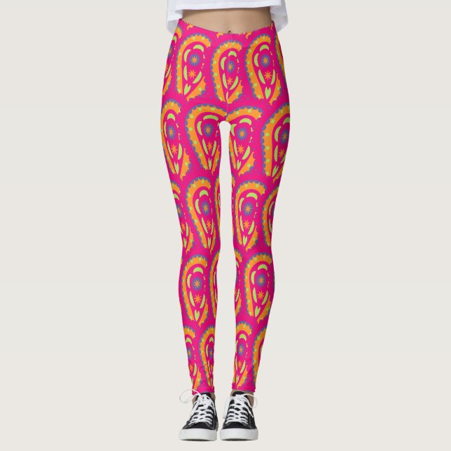 Leggings Paisley Colorido (Anverso)