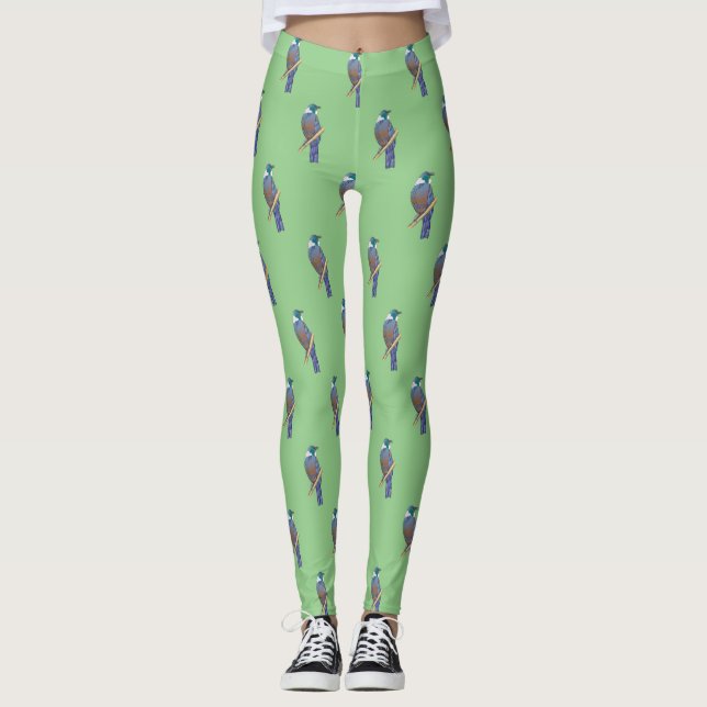 Leggings Pájaro de Nueva Zelanda (Anverso)
