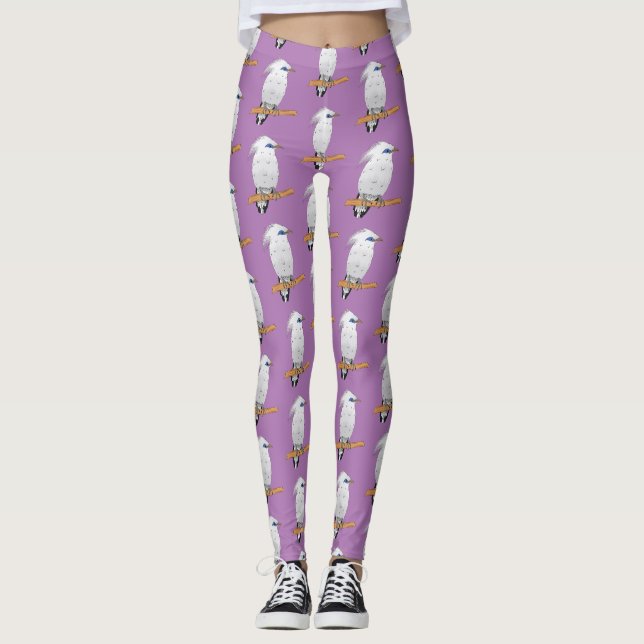 Leggings Pájaro tropical exótico de Bali Mina (Anverso)