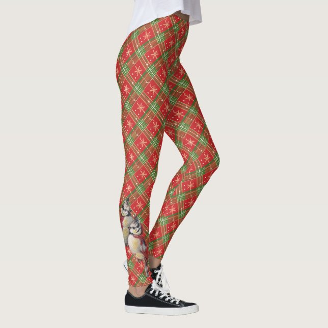 Leggings Pájaros en Navidades colocados (Derecha)
