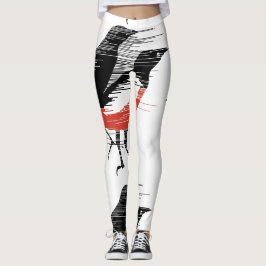 Leggings Pájaros Negros - Pájaros Breezy