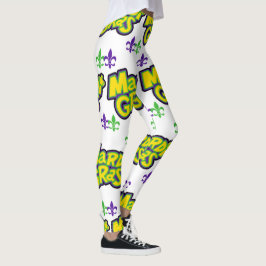 Leggings Palabras de Mardi Gras