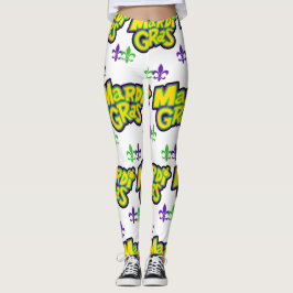 Leggings Palabras de Mardi Gras