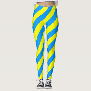 Leggings Palau Colores de bandera nacional diagonal rayado