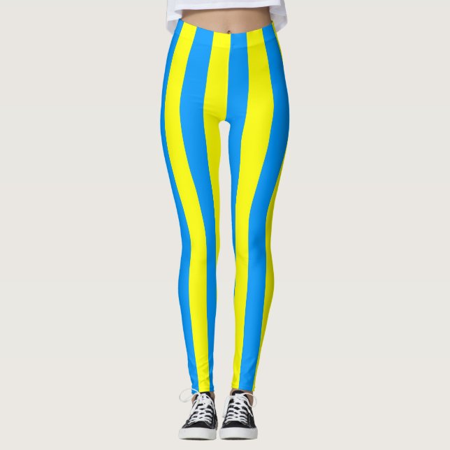 Leggings Palau National Flag Colours Vertical Strike (Anverso)